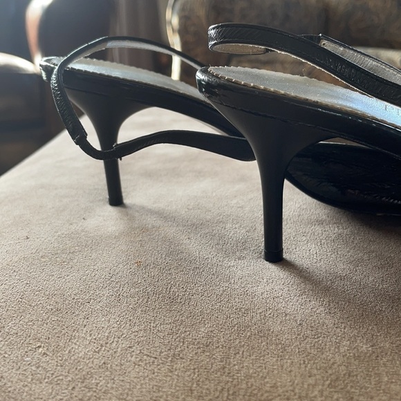 🤩host Pick🤩 𝅺Putti Oro Vero Cuoio Patent Leather Euro Thin Heel Slingback - Picture 3 of 7